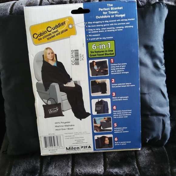 cabin cuddler Accessories - Cabin Cuddler Travel Blanket
